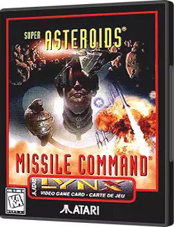 jeu Super Asteroids & Missile Command